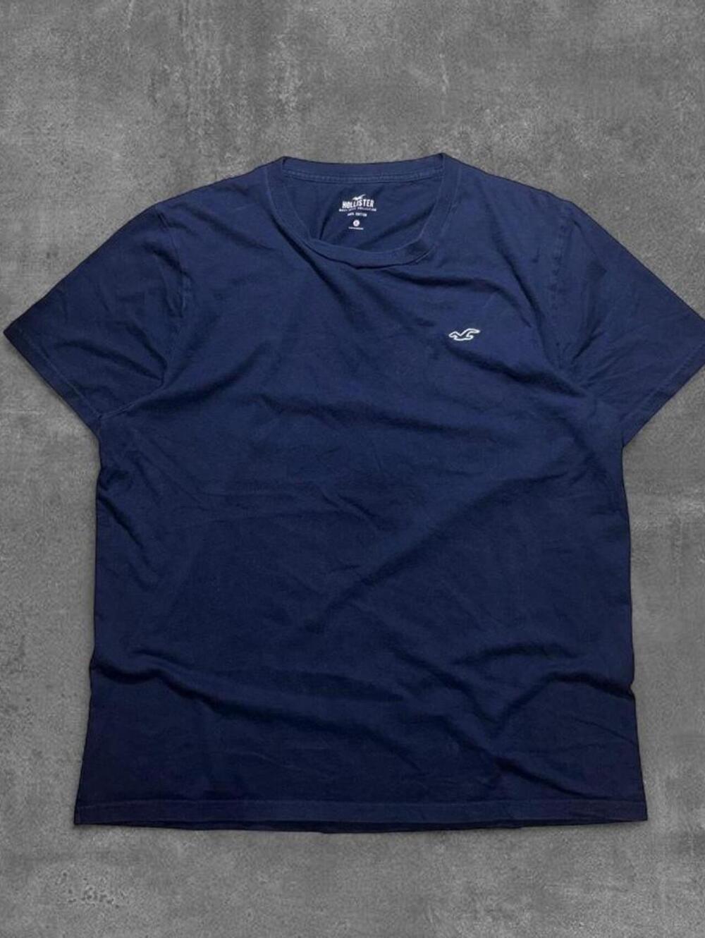 Hollister Must Have Collection Navy Logo T Shirt Men’s XL